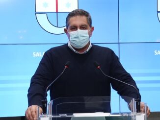 Presidente di Regione Liguria Giovanni Toti in Conferenza stampa