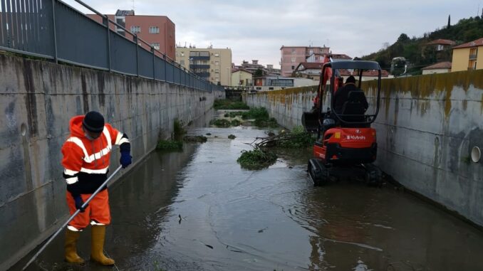 Albenga pulizia Avarenna a Vadino