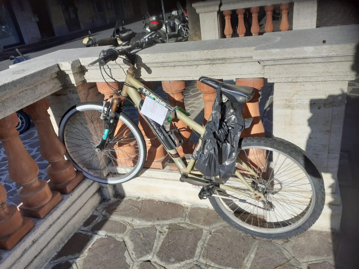 Bici rimosse ad Alassio
