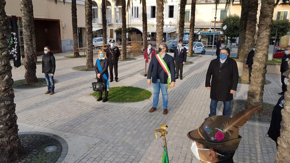 Loano commemorazione ai Giardini Caduti di Nassiriya