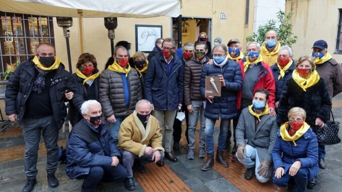 Albenga - Premio Cono di Latta a Mario Mesiano