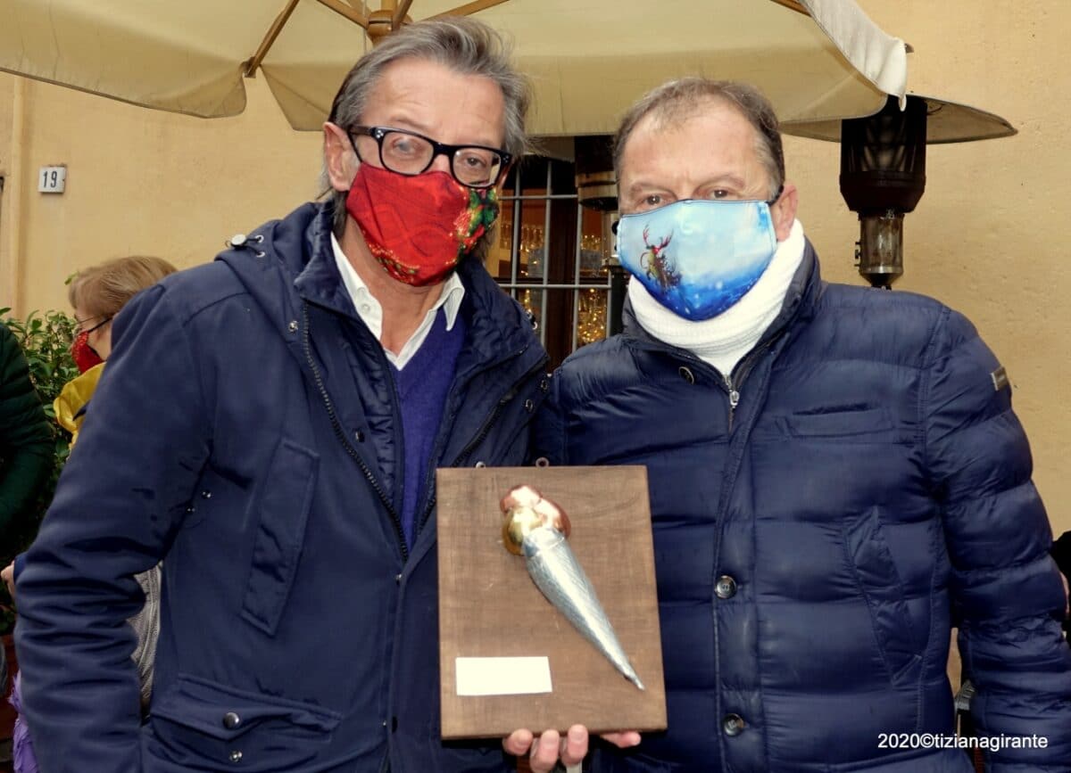 Albenga - Premio Cono di Latta a Mario Mesiano