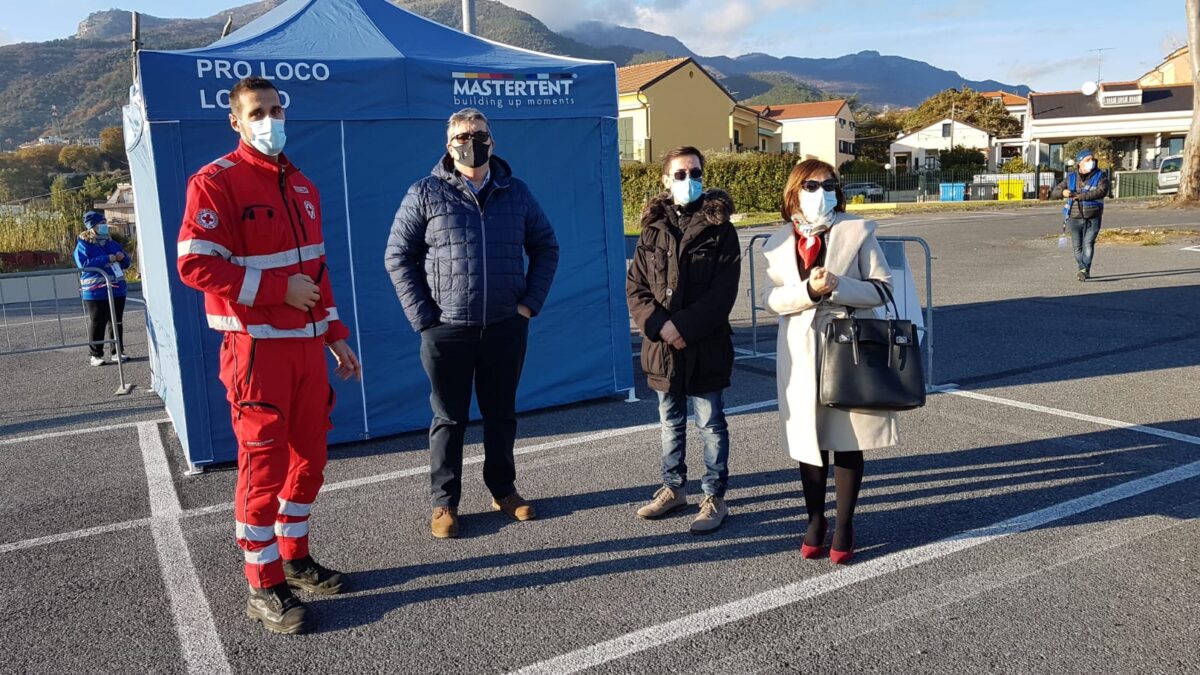 Loano - Inaugurazione Punto Tamponi