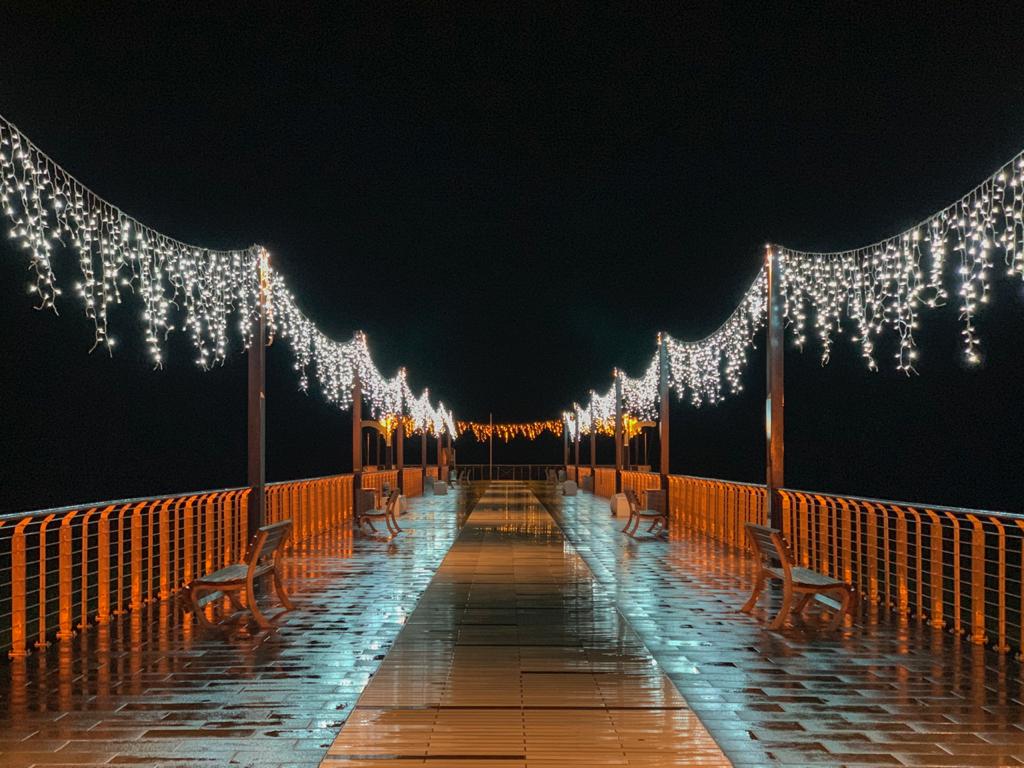 Luminarie natalizie Alassio 2020 - Molo
