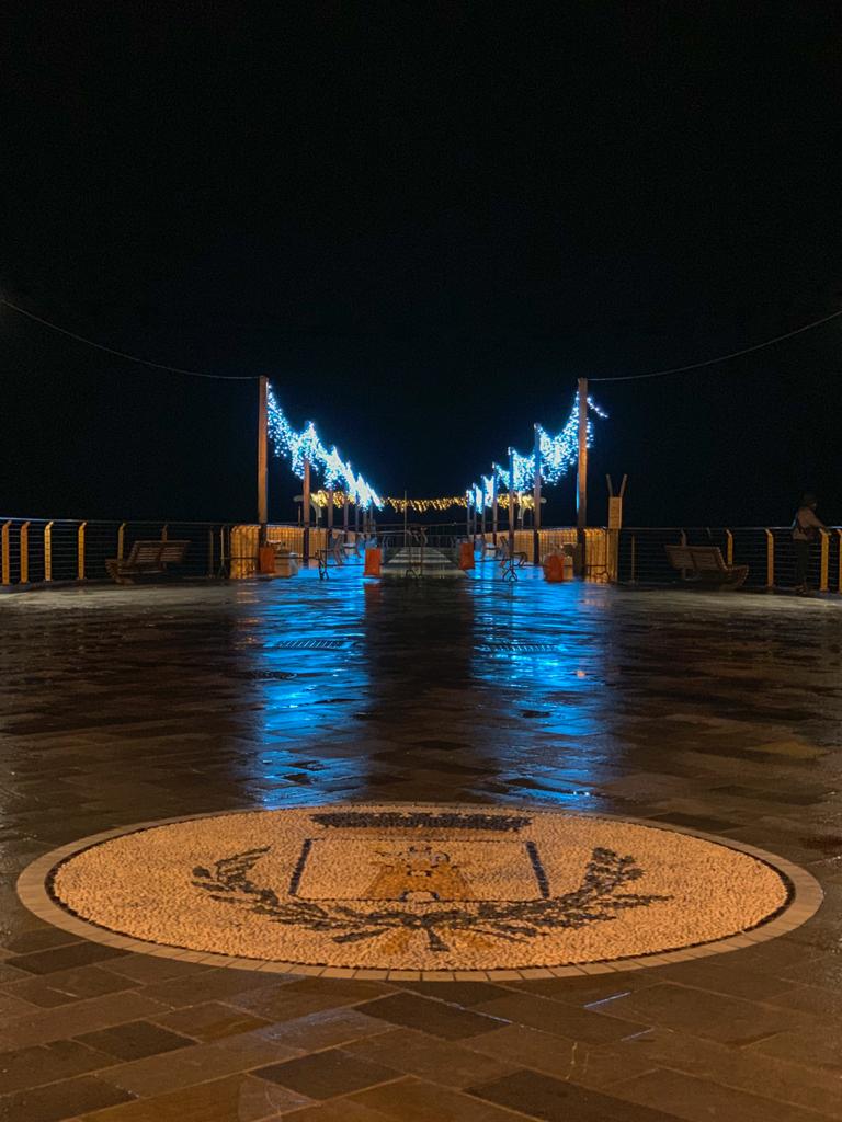 Luminarie natalizie Alassio 2020 - Molo2