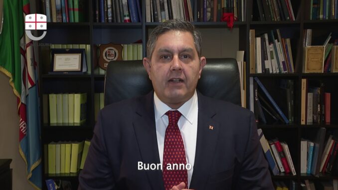 Presidente Regione Liguria - Toti - Buon anno