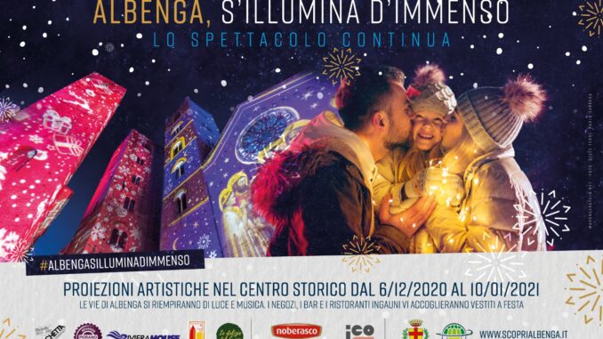 Albenga si illumina di immenso 2020