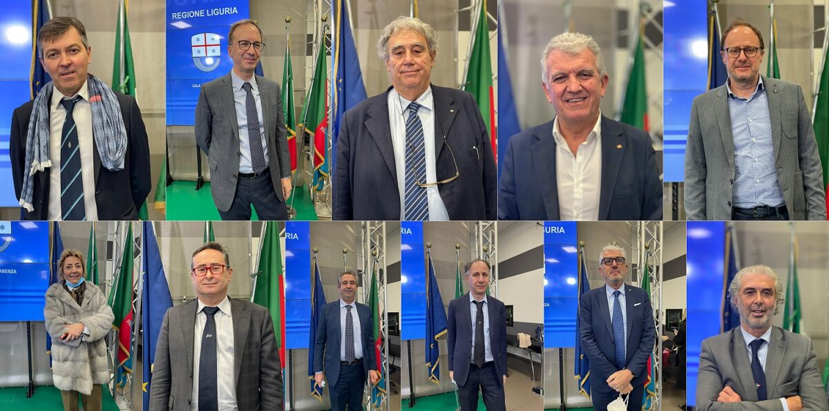 i direttori generali delle aziende sanitarie Liguria