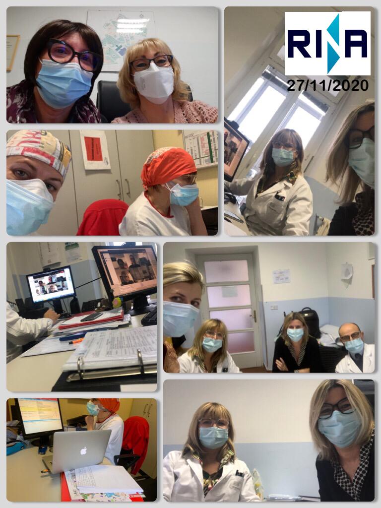 il personale ASL2 savonese che ha seguito il progetto di certificazione Rina