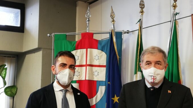 presidente Medusei e sindaco Bucci