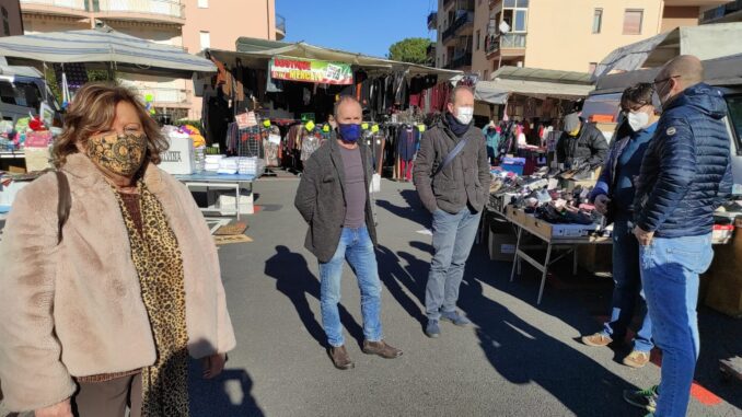 Andora sopralluogo al mercato