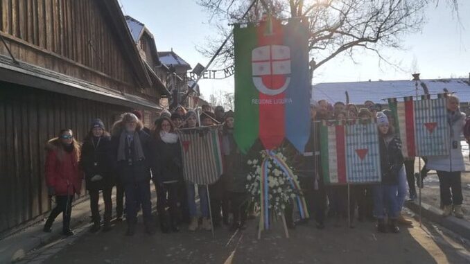 Liguria delegazione ad Auschwitz nel 2018