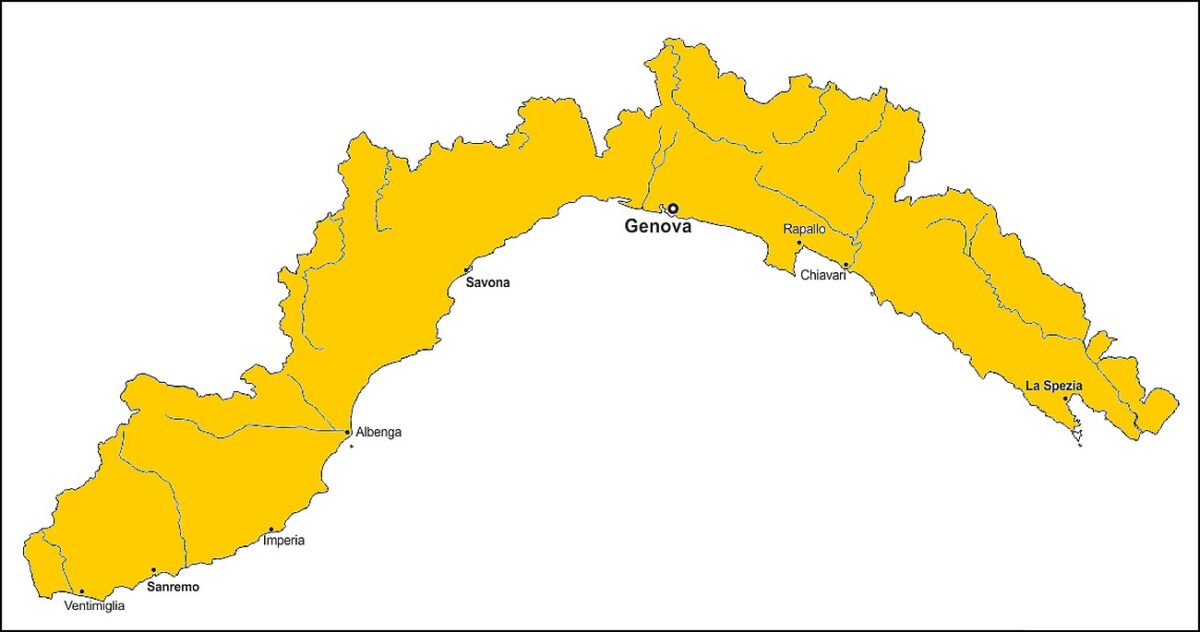 Liguria zona gialla