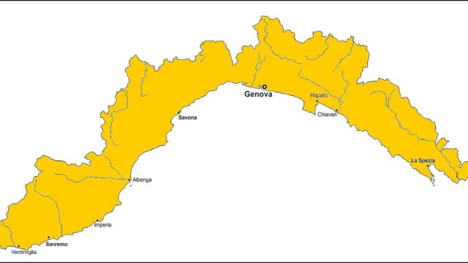 Liguria zona gialla