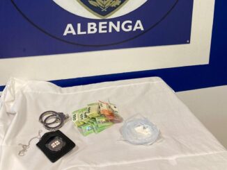 recupero cocaina polizia locale Albenga
