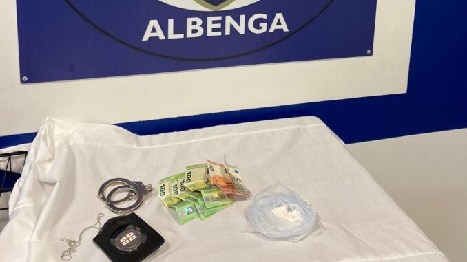 recupero cocaina polizia locale Albenga