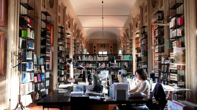 Accademia di Francia Villa Medici biblioteca