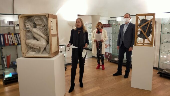 Andora alcune delle opere di Accossato a Palazzo Tagliaferro