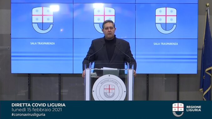 Giovanni Toti 15 febbraio 2021