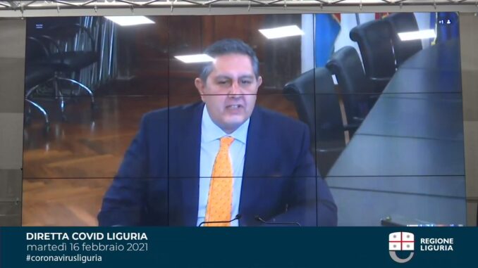 Giovanni Toti 16 febbraio 2021