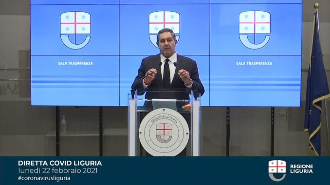 Giovanni Toti 22 febbraio 2021