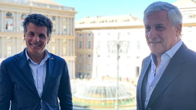 Nella foto Carlo Bagnasco e Tajani