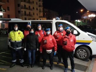 servizio straordinario di City Angels e Protezione Civile Albenga