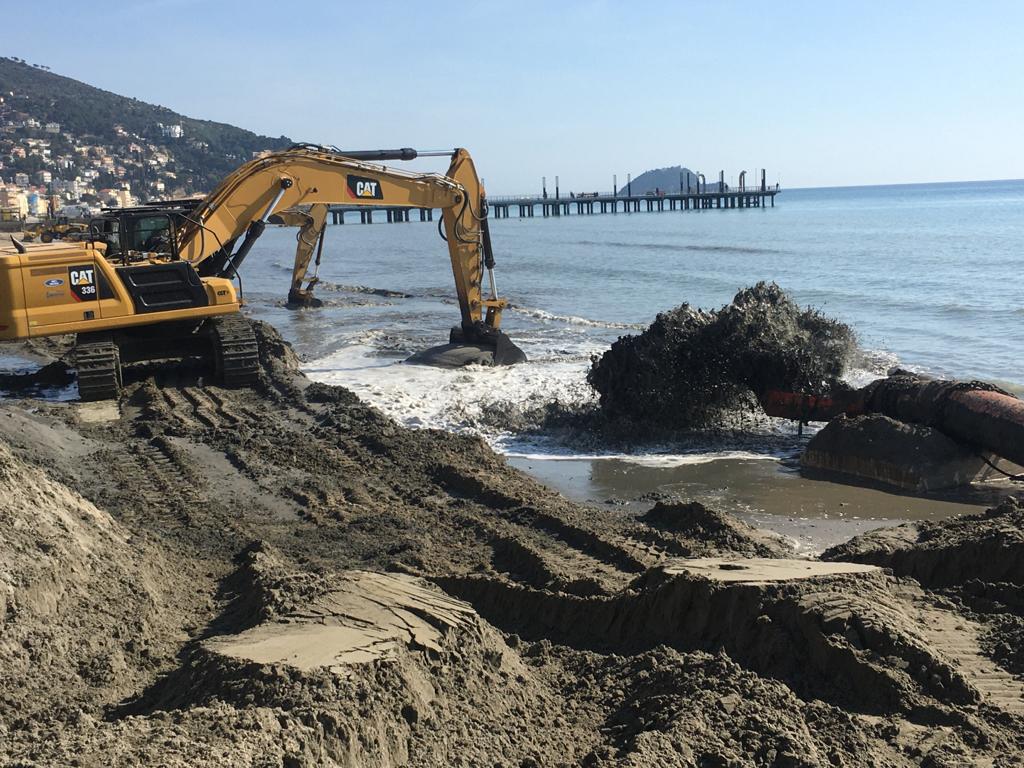 Alassio Sal ripascimento i tecnici