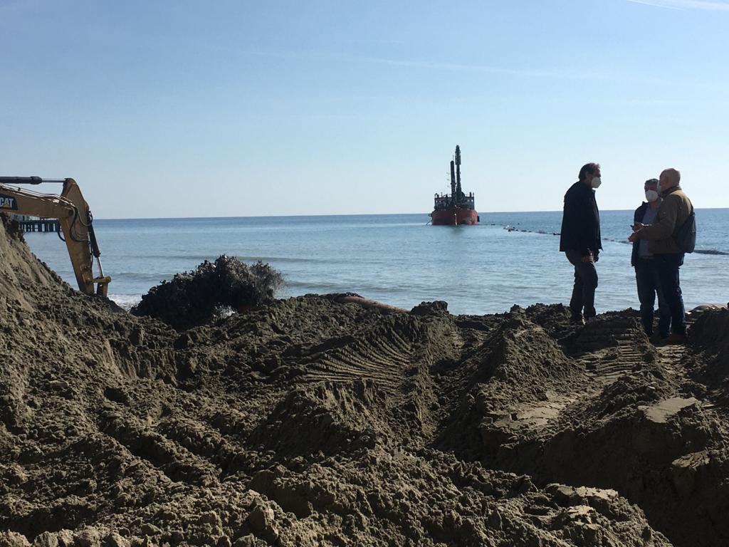 Alassio Sal ripascimento i tecnici