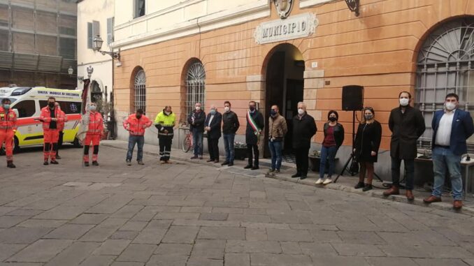 Albenga giornata nazonale vittime covid