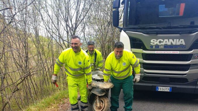 Ceriale rifiuti abbandonati