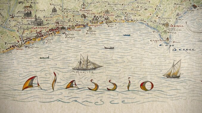 Giovanni Pazzano mappa storica di Alassio