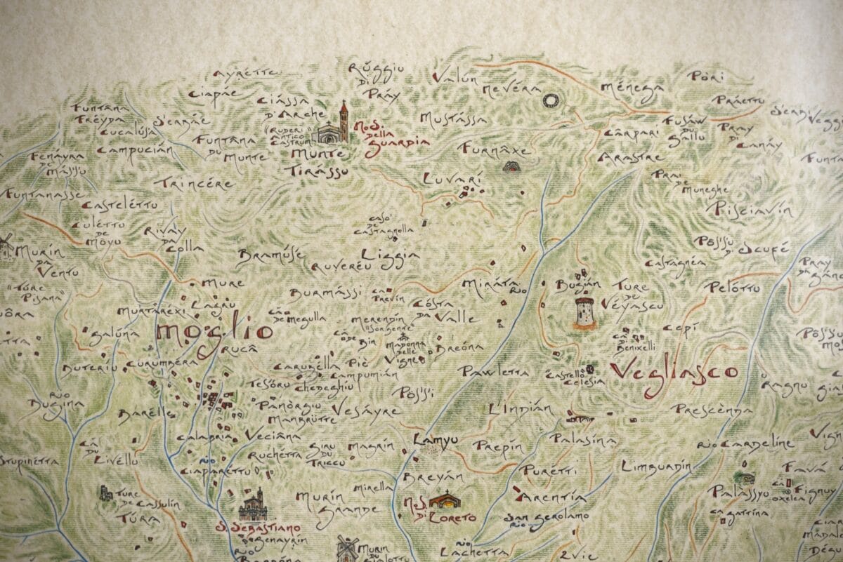 Giovanni Pazzano mappa storica di Alassio