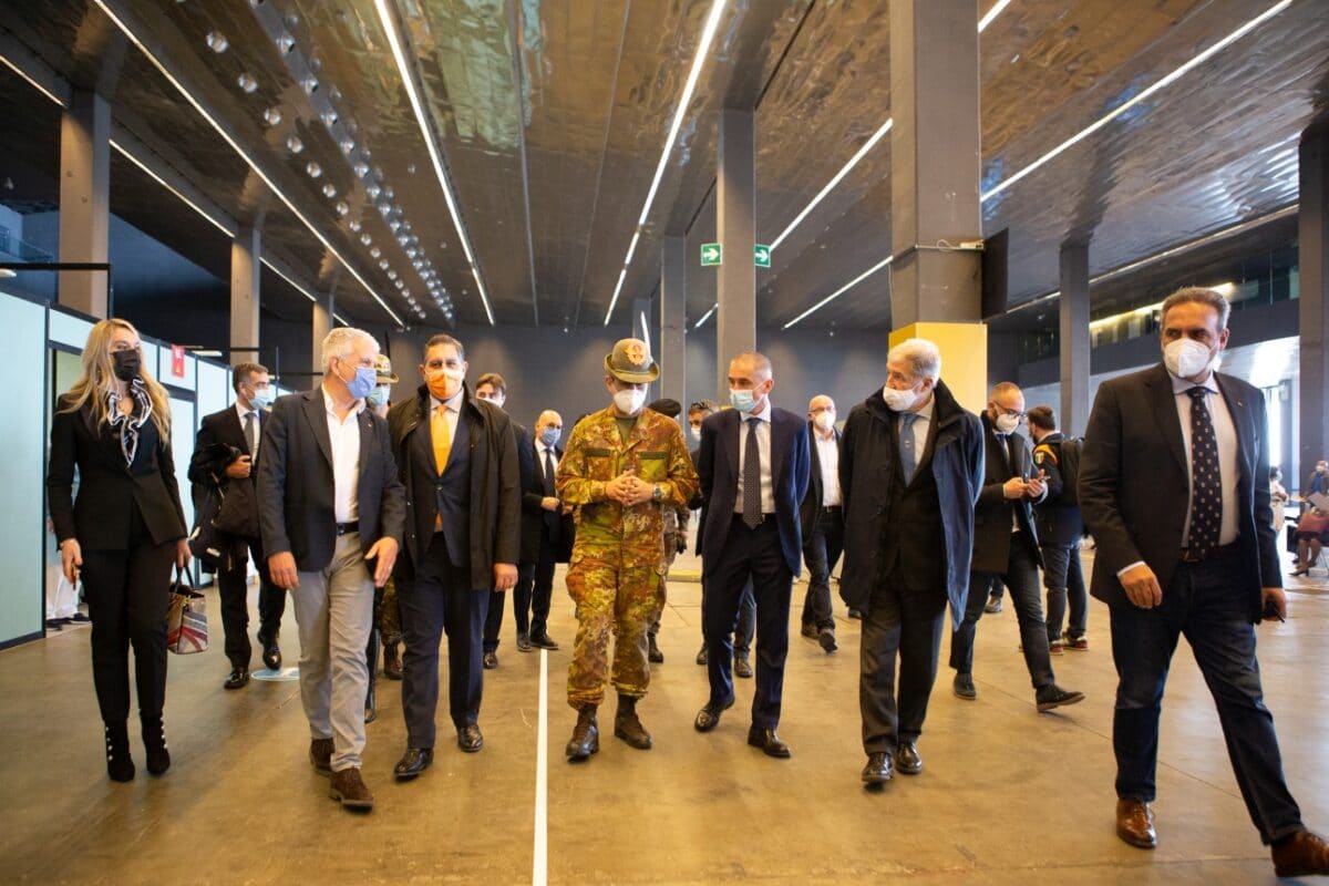 Hub vaccinale alla Fiera del Mare di Genova 