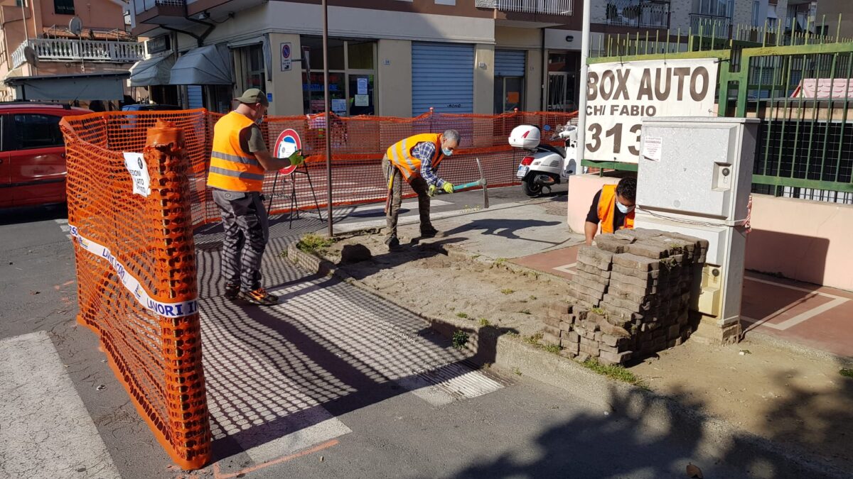 Peba Albenga - intervento viale Liguria