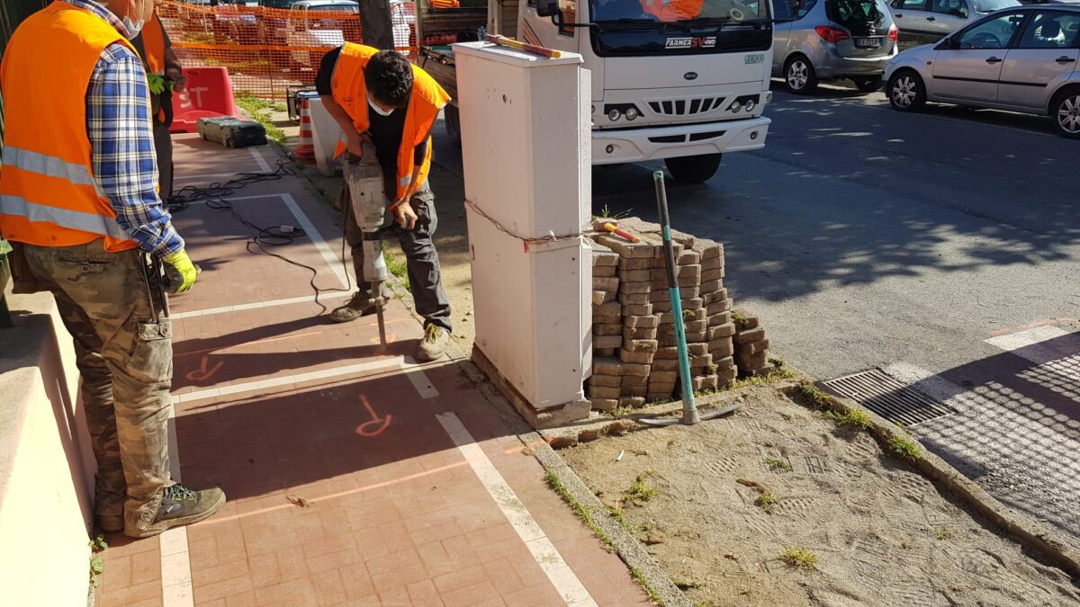 Peba Albenga - intervento viale Liguria