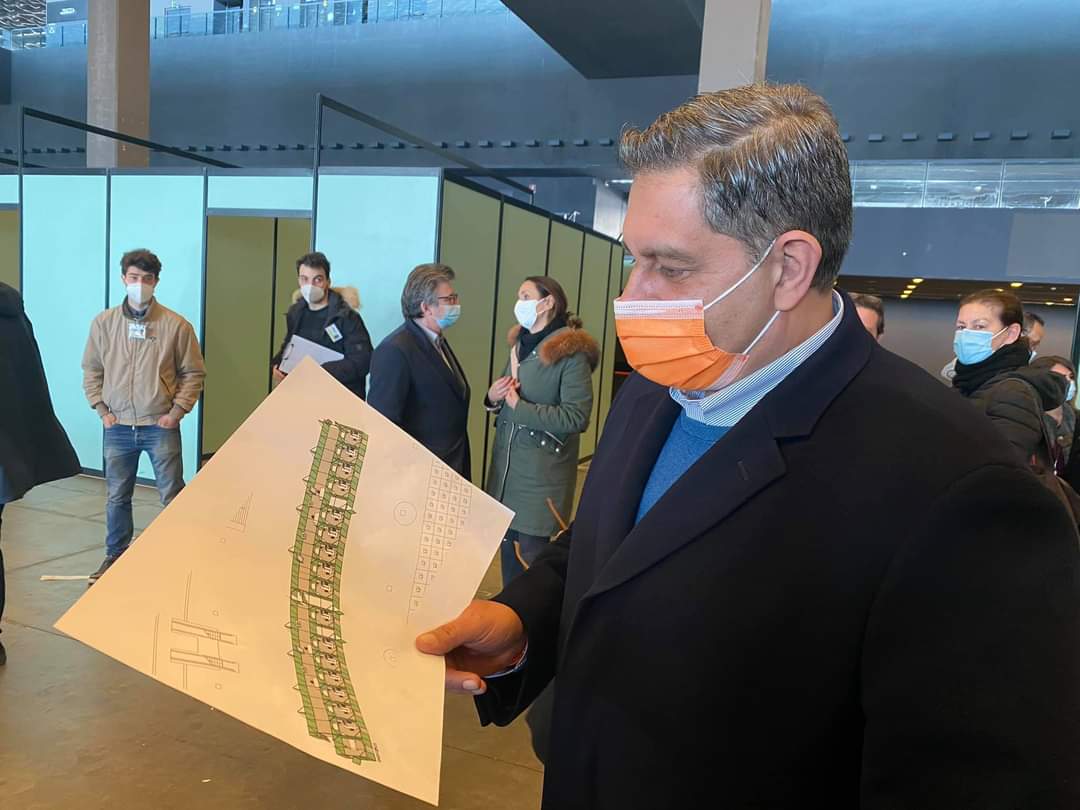 Vaccini sopralluogo hub Fiera di Genova