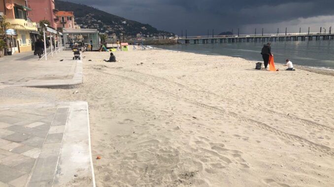 Alassio - sopralluogo ripascimento4