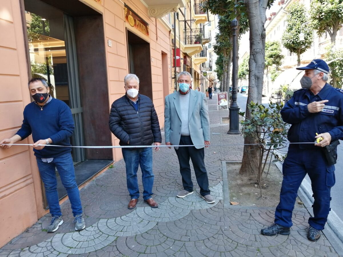 Albenga misurazione suolo pubblico