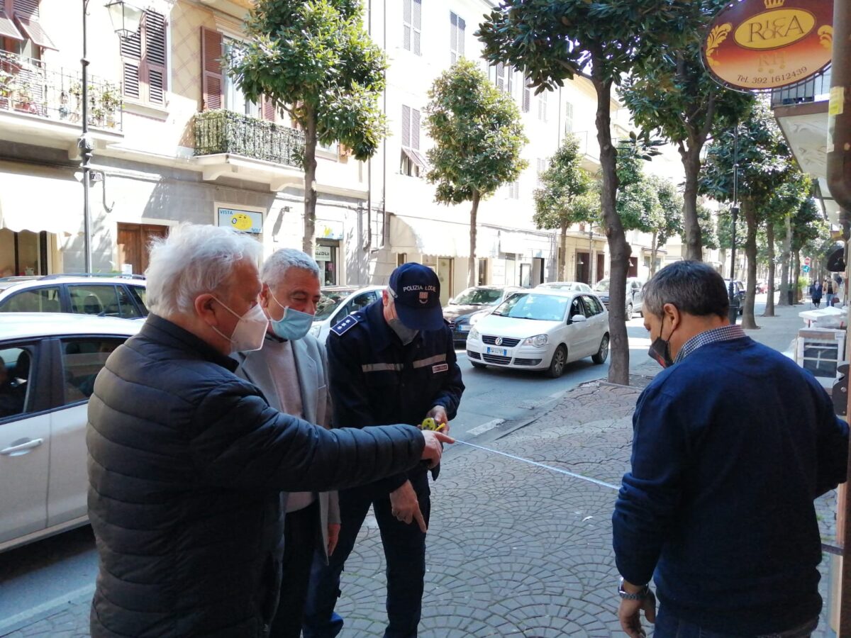 Albenga misurazione suolo pubblico