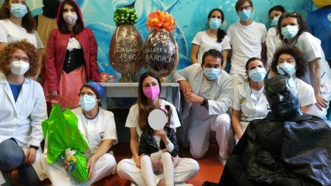 Supereroi pasquali al Pediatria Savona