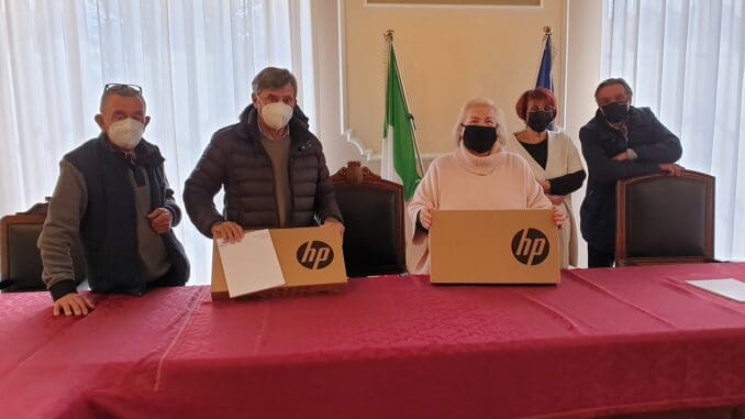 consegna amici del Borgo Coscia - Alassio