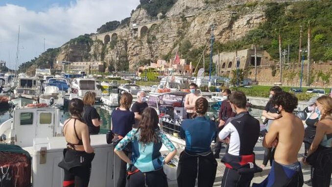 Alassio gli studenti si preparano a immersione