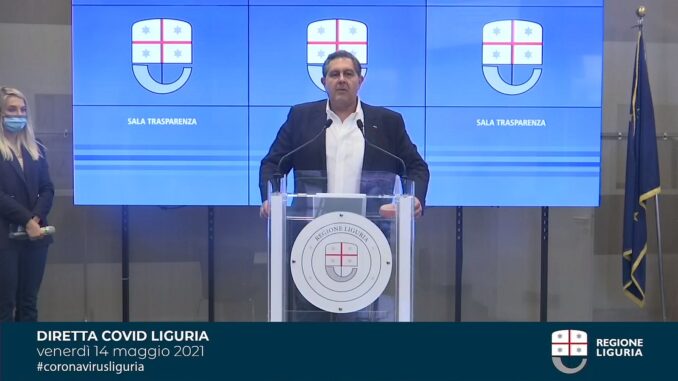 Sala Trasparenza Regione Liguria 14-05-2021 - Giovanni Toti