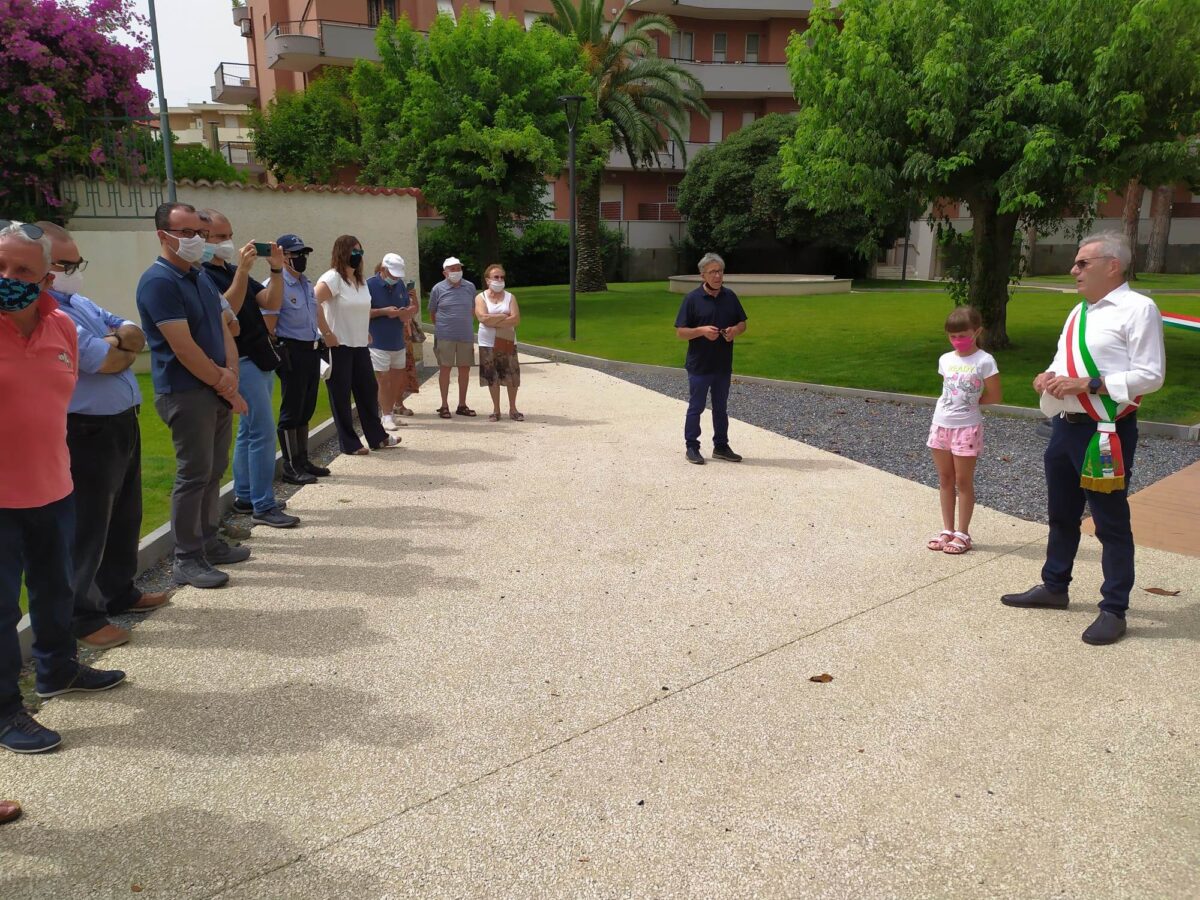 Ceriale inaugurazione parco Sasso