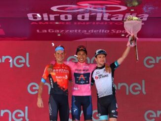 il podio del Giro