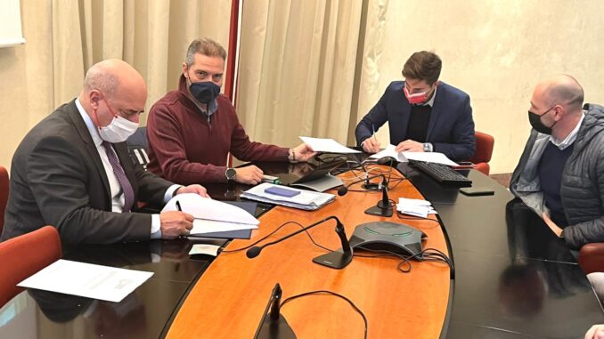 firma accordo Funivie SpA