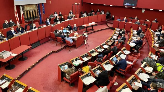 Seduta Consiglio comunale di Genova