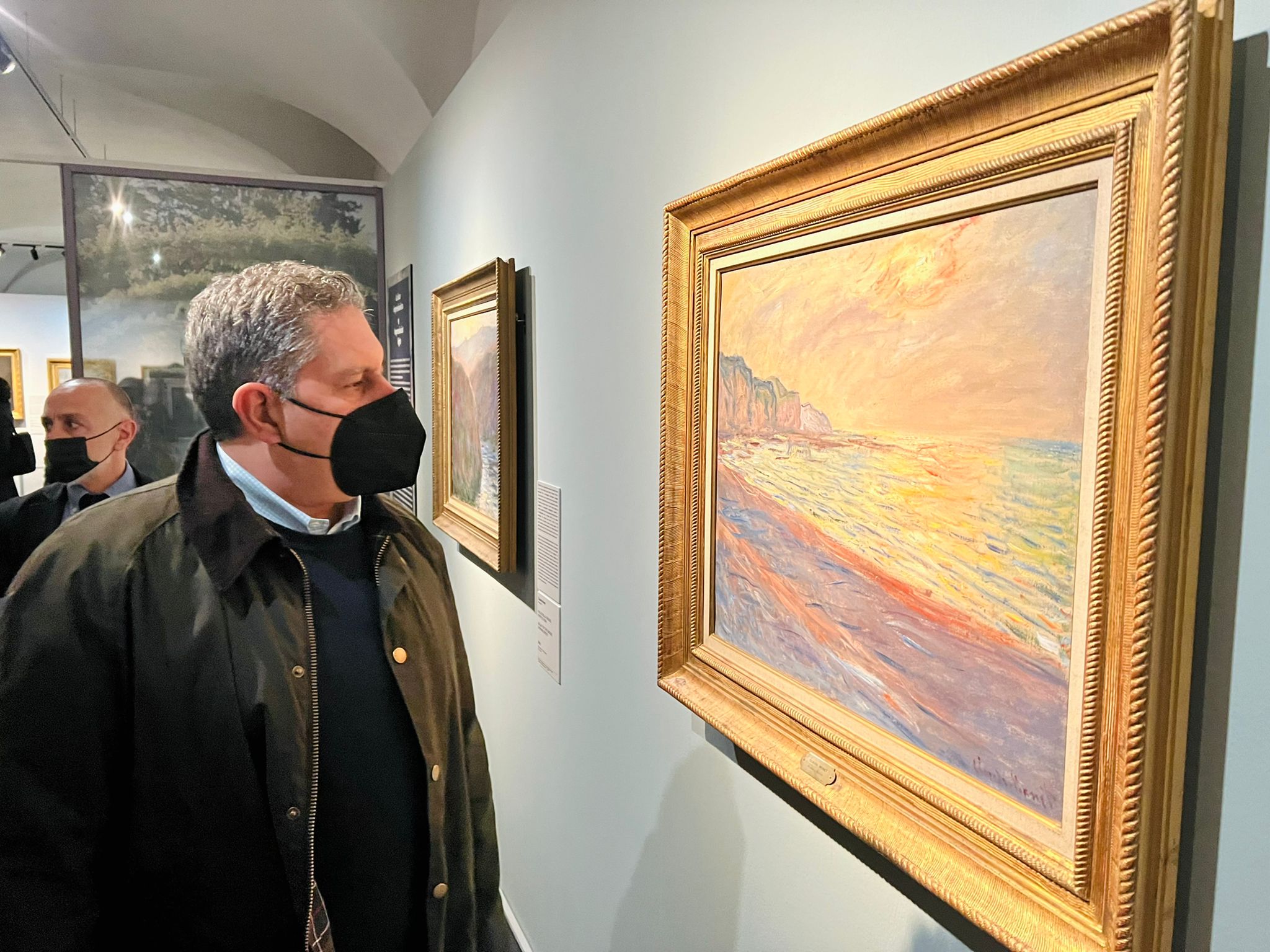 Toti a inaugurazione mostra Monet a Palazzo Ducale 01