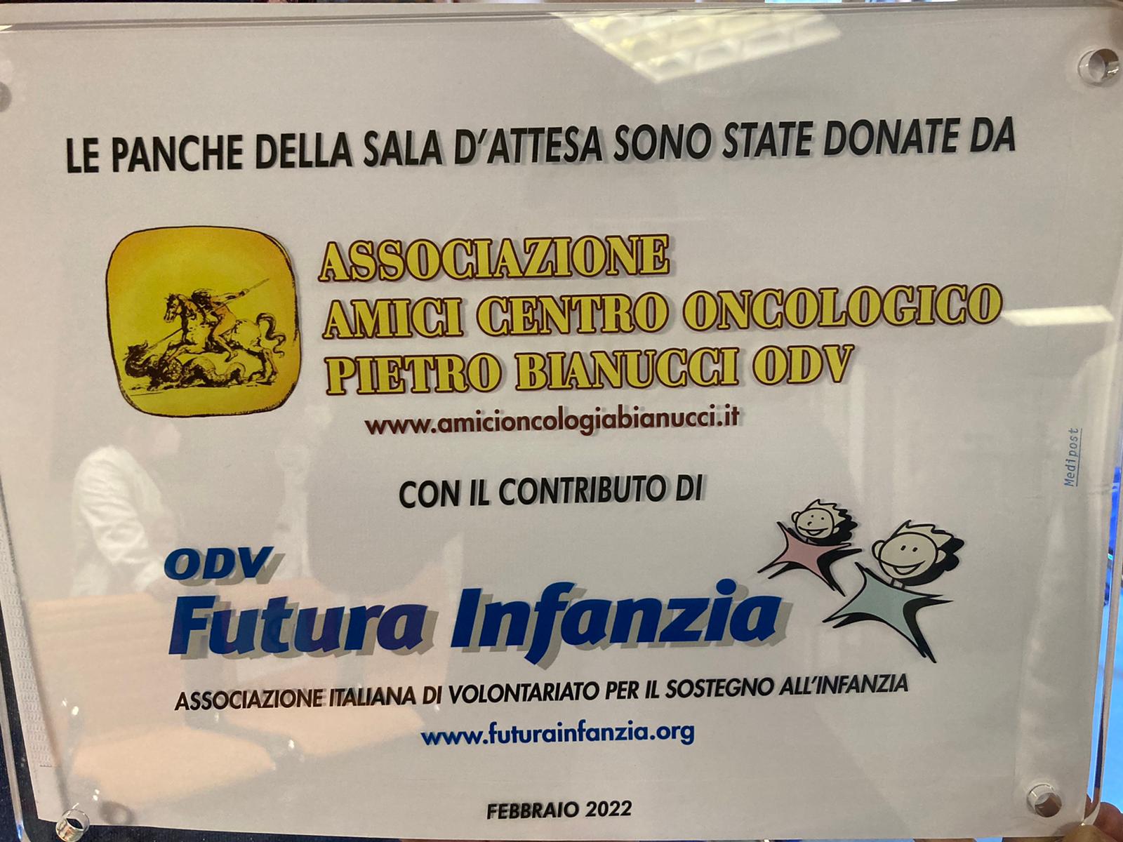 Donazione al San Paolo di Savona targa 2